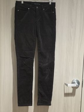 Calvin Klein Black Corduroy Slim Trousers